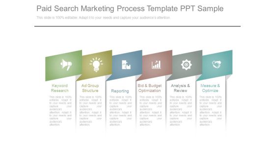 Paid Search Marketing Process Template Ppt Sample