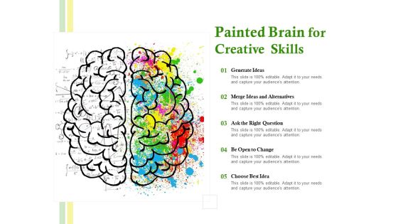 Painted Brain For Creative Skills Ppt PowerPoint Presentation Outline Portfolio Painted Brain For Creative Skills Ppt PowerPoint Presentation Outline Portfolio