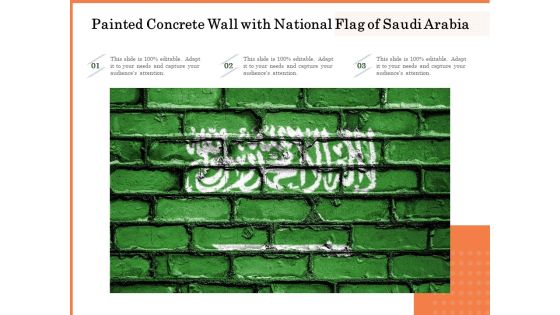Painted Concrete Wall With National Flag Of Saudi Arabia Ppt PowerPoint Presentation Inspiration PDF Painted Concrete Wall With National Flag Of Saudi Arabia Ppt PowerPoint Presentation Inspiration PDF