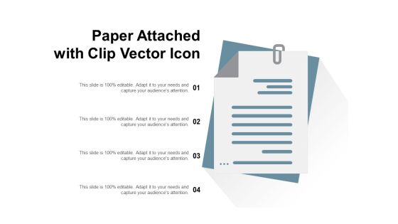 Paper Attached With Clip Vector Icon Ppt PowerPoint Presentation Infographics Objects PDF Paper Attached With Clip Vector Icon Ppt PowerPoint Presentation Infographics Objects PDF