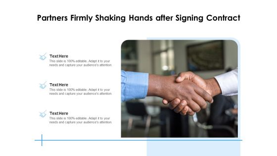 Partners Firmly Shaking Hands After Signing Contract Ppt PowerPoint Presentation Gallery Portfolio PDF Partners Firmly Shaking Hands After Signing Contract Ppt PowerPoint Presentation Gallery Portfolio PDF