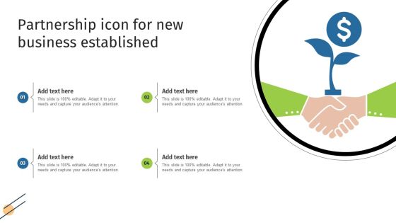 Partnership Icon For New Business Established Inspiration PDF Partnership Icon For New Business Established Inspiration PDF