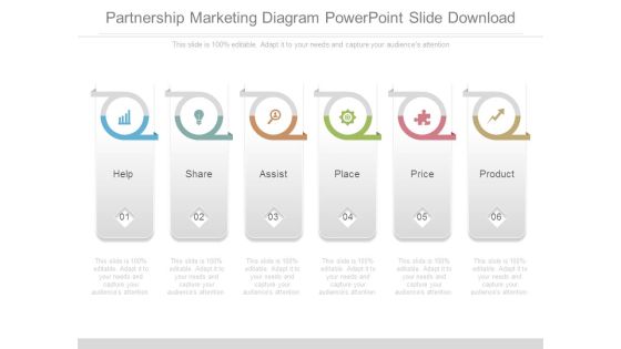 Partnership Marketing Diagram Powerpoint Slide Download