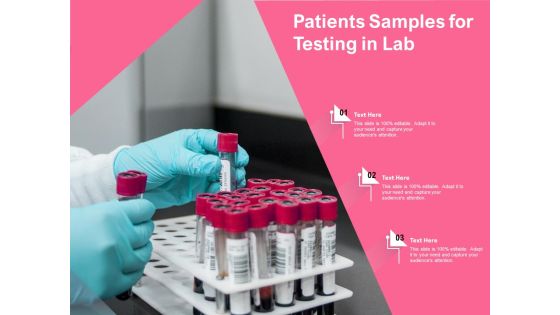 Patients Samples For Testing In Lab Ppt PowerPoint Presentation Gallery Slide Portrait PDF Patients Samples For Testing In Lab Ppt PowerPoint Presentation Gallery Slide Portrait PDF