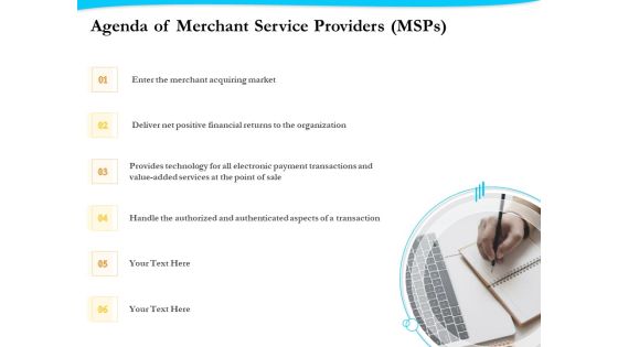Payment Processor Agenda Of Merchant Service Providers Msps Download PDF