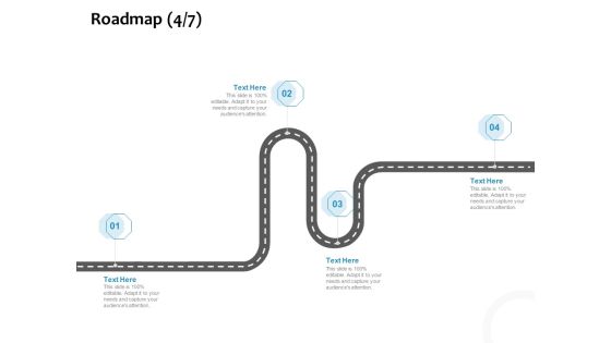 Payroll Outsourcing Service Roadmap Four Stage Process Ppt File Introduction PDF