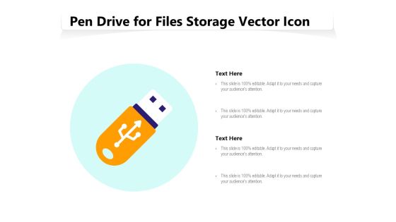 Pen Drive For Files Storage Vector Icon Ppt PowerPoint Presentation File Vector PDF Pen Drive For Files Storage Vector Icon Ppt PowerPoint Presentation File Vector PDF