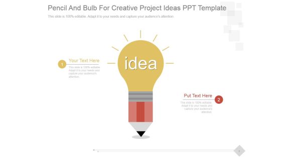 Pencil And Bulb For Creative Project Ideas Ppt PowerPoint Presentation Designs Download Pencil And Bulb For Creative Project Ideas Ppt PowerPoint Presentation Designs Download
