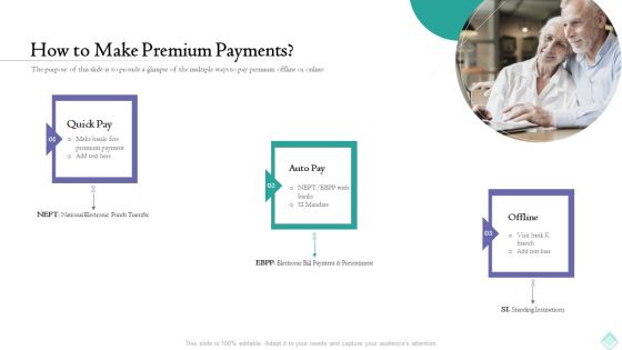 Pension Planner How To Make Premium Payments Brochure PDF