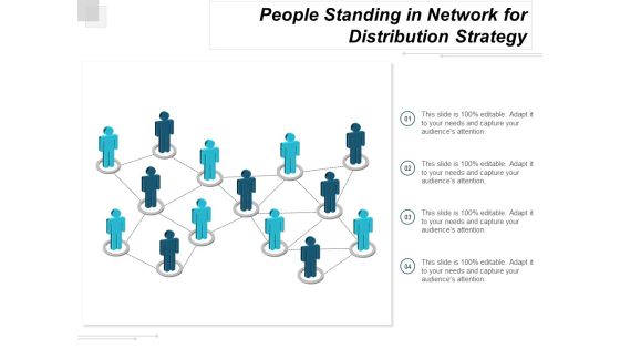 People Standing In Network For Distribution Strategy Ppt Powerpoint Presentation Portfolio Graphics