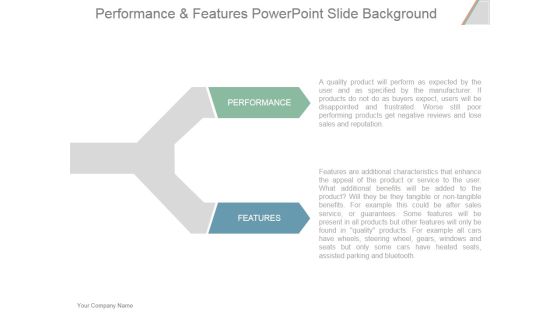 Performance And Features Ppt PowerPoint Presentation Example Performance And Features Ppt PowerPoint Presentation Example