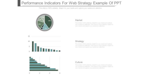 Performance Indicators For Web Strategy Example Of Ppt