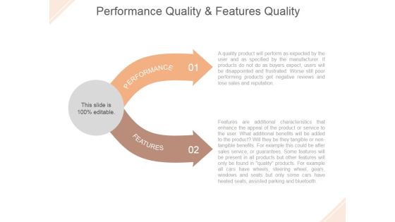 Performance Quality And Features Quality Ppt PowerPoint Presentation Example 2015 Performance Quality And Features Quality Ppt PowerPoint Presentation Example 2015