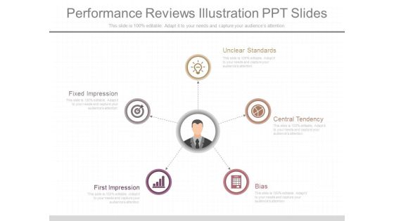 Performance Reviews Illustration Ppt Slides