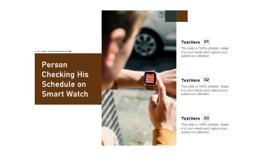 Person Checking His Schedule On Smart Watch Ppt PowerPoint Presentation Styles Graphics PDF Person Checking His Schedule On Smart Watch Ppt PowerPoint Presentation Styles Graphics PDF