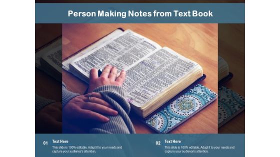 Person Making Notes From Text Book Ppt PowerPoint Presentation Slides Format PDF Person Making Notes From Text Book Ppt PowerPoint Presentation Slides Format PDF
