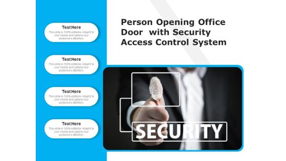 Person Opening Office Door With Security Access Control System Ppt PowerPoint Presentation Styles Rules PDF Person Opening Office Door With Security Access Control System Ppt PowerPoint Presentation Styles Rules PDF