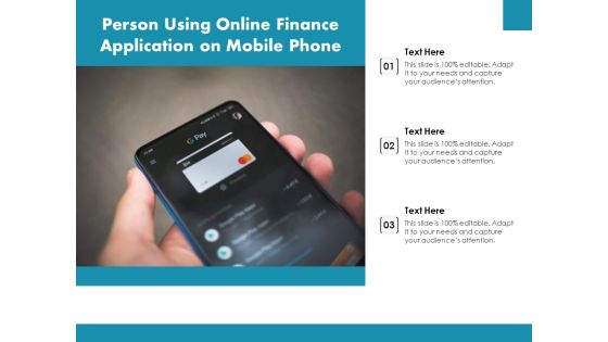 Person Using Online Finance Application On Mobile Phone Ppt PowerPoint Presentation File Graphics PDF Person Using Online Finance Application On Mobile Phone Ppt PowerPoint Presentation File Graphics PDF