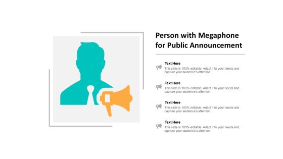 Person With Megaphone For Public Announcement Ppt PowerPoint Presentation Infographics Grid Person With Megaphone For Public Announcement Ppt PowerPoint Presentation Infographics Grid