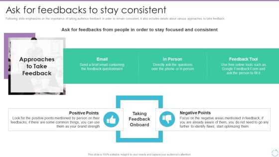 Personal Branding Plan For Executives Ask For Feedbacks To Stay Consistent Microsoft PDF Personal Branding Plan For Executives Ask For Feedbacks To Stay Consistent Microsoft PDF