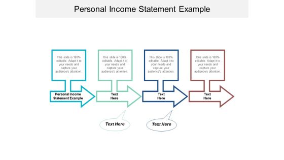 Personal Income Statement Example Ppt PowerPoint Presentation Show Format Cpb