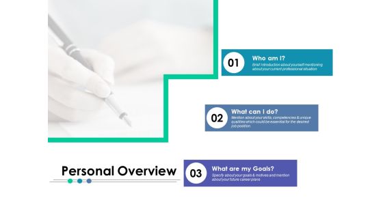 Personal Overview Ppt PowerPoint Presentation Outline Ideas Personal Overview Ppt PowerPoint Presentation Outline Ideas