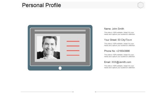Personal Profile Ppt PowerPoint Presentation Model Designs Personal Profile Ppt PowerPoint Presentation Model Designs