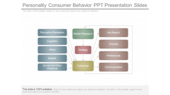 Personality Consumer Behavior Ppt Presentation Slides