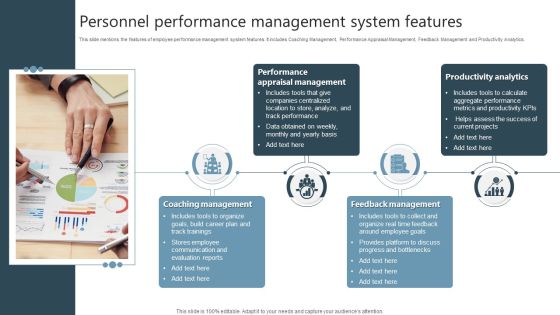 Personnel Performance Management System Features Clipart PDF Personnel Performance Management System Features Clipart PDF