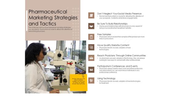 Pharmaceutical Marketing Strategies And Tactics Sample PDF Pharmaceutical Marketing Strategies And Tactics Sample PDF