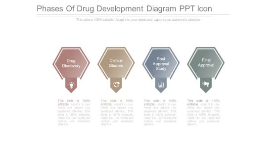 Phases Of Drug Development Diagram Ppt Icon Phases Of Drug Development Diagram Ppt Icon