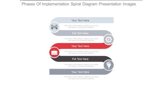 Phases Of Implementation Spiral Diagram Presentation Images