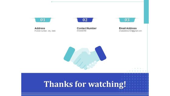 Phone Tutoring Initiative Thanks For Watching Ppt Model Graphics Design PDF