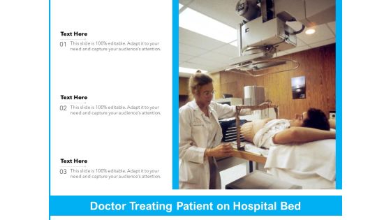 Physician Checking Patient On Hospital Bed Ppt PowerPoint Presentation Show Topics PDF