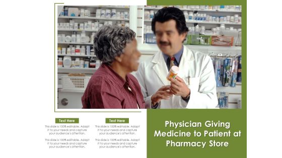Physician Giving Medicine To Patient At Pharmacy Store Ppt PowerPoint Presentation Pictures Microsoft PDF Physician Giving Medicine To Patient At Pharmacy Store Ppt PowerPoint Presentation Pictures Microsoft PDF