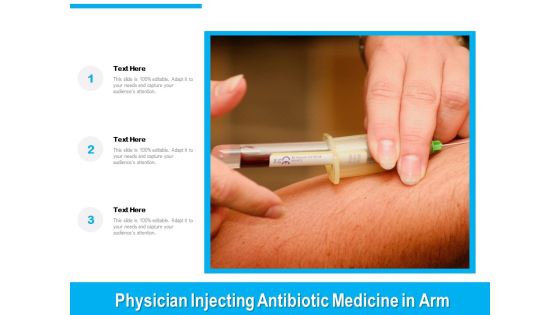Physician Injecting Antibiotic Medicine In Arm Ppt PowerPoint Presentation Icon Portfolio PDF Physician Injecting Antibiotic Medicine In Arm Ppt PowerPoint Presentation Icon Portfolio PDF