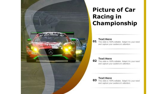 Picture Of Car Racing In Championship Ppt PowerPoint Presentation Layouts Slideshow PDF Picture Of Car Racing In Championship Ppt PowerPoint Presentation Layouts Slideshow PDF
