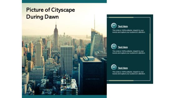 Picture Of Cityscape During Dawn Ppt PowerPoint Presentation Gallery Designs PDF Picture Of Cityscape During Dawn Ppt PowerPoint Presentation Gallery Designs PDF