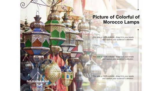 Picture Of Colorful Of Morocco Lamps Ppt PowerPoint Presentation Slides Demonstration Picture Of Colorful Of Morocco Lamps Ppt PowerPoint Presentation Slides Demonstration