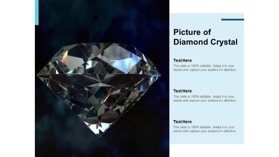 Picture Of Diamond Crystal Ppt PowerPoint Presentation Summary Backgrounds