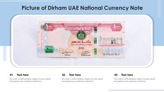 Picture Of Dirham UAE National Currency Note Ppt PowerPoint Presentation Gallery Show PDF Picture Of Dirham UAE National Currency Note Ppt PowerPoint Presentation Gallery Show PDF