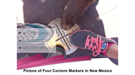 Picture Of Four Corners Markers In New Mexico Ppt PowerPoint Presentation Infographic Template Slide Download PDF
