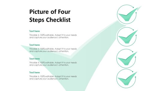 Picture Of Four Steps Checklist Ppt PowerPoint Presentation Icon Slides Picture Of Four Steps Checklist Ppt PowerPoint Presentation Icon Slides