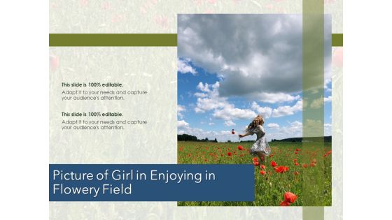 Picture Of Girl In Enjoying In Flowery Field Ppt PowerPoint Presentation Outline Background Images PDF Picture Of Girl In Enjoying In Flowery Field Ppt PowerPoint Presentation Outline Background Images PDF