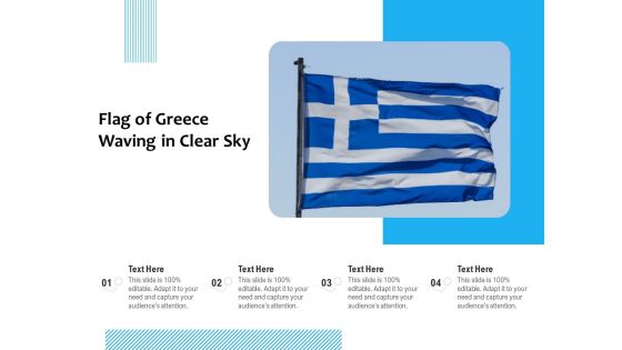 Picture Of Greece Flag Waving In Clear Sky Ppt PowerPoint Presentation Infographics Professional PDF Picture Of Greece Flag Waving In Clear Sky Ppt PowerPoint Presentation Infographics Professional PDF