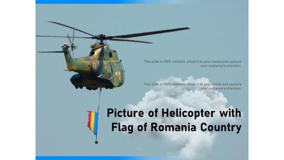 Picture Of Helicopter With Flag Of Romania Country Ppt PowerPoint Presentation File Layout PDF Picture Of Helicopter With Flag Of Romania Country Ppt PowerPoint Presentation File Layout PDF