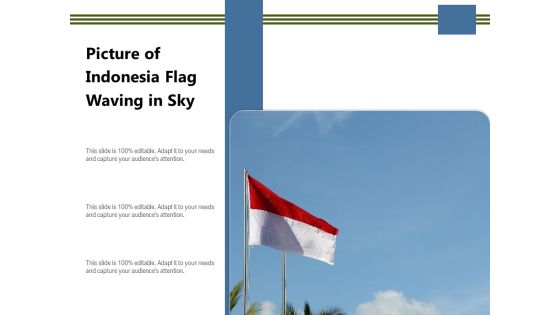 Picture Of Indonesia Flag Waving In Sky Ppt PowerPoint Presentation Gallery File Formats PDF Picture Of Indonesia Flag Waving In Sky Ppt PowerPoint Presentation Gallery File Formats PDF