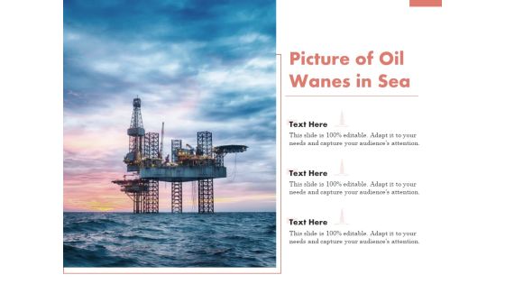 Picture Of Oil Wanes In Sea Ppt PowerPoint Presentation Gallery Sample
