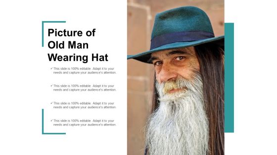 Picture Of Old Man Wearing Hat Ppt Powerpoint Presentation Icon Maker