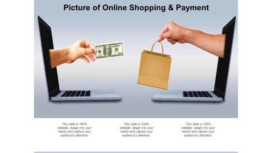 Picture Of Online Shopping And Payment Ppt Powerpoint Presentation Model Maker